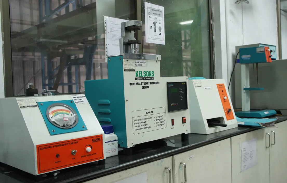 Different Machine at Testing Facility