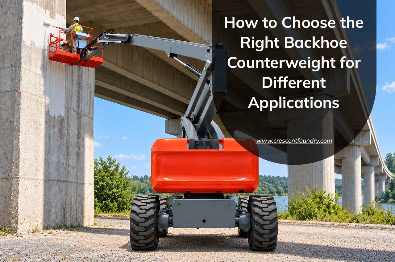 How to Choose the Right Backhoe Counterweight for Different Applications